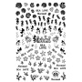 Stickere 3D pentru unghii cod R090